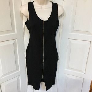 Nicki Minaj Black Full Zip Dress